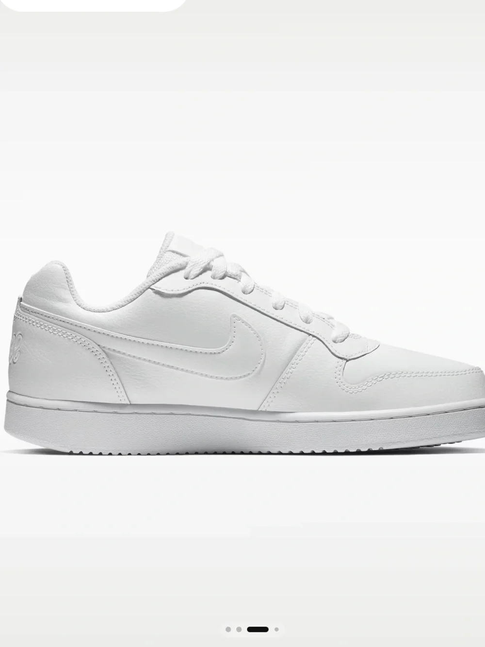 Nike Women's Ebernon Low Casual Shoes White NEW Size 10 EL